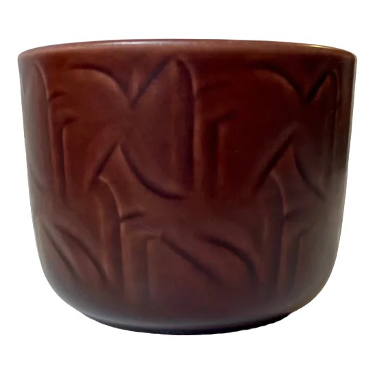 Danish Modern Ceramic Abstract Planter by Nils Thorsson for Aluminia, 1950s For Sale