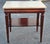 1960s Regency Style Tiered Mahogany Side Table With Marble Top For Sale - Image 4 of 10
