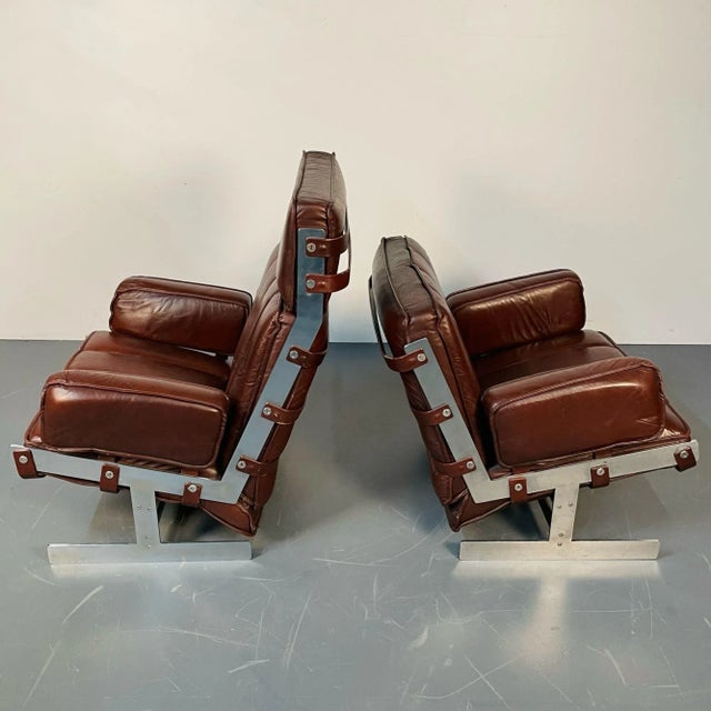 Pair of Swedish Mid-Century Modern Lounge / Club Chairs by Arne Norell, 1960s For Sale - Image 9 of 13