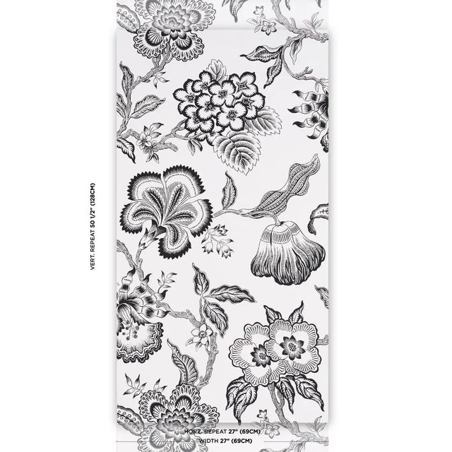 Celerie Kemble has put a fabulous, fresh spin on a classic tree of life motif with Hothouse Flowers Silhouette. A pattern-...