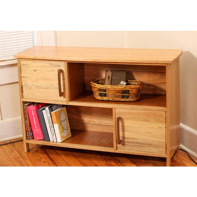 Cherry and Spalted Maple Contemporary Sideboard/Credenza For Sale - Image 13 of 13