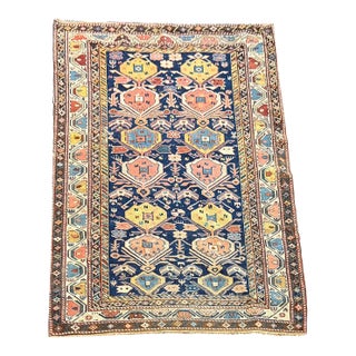 A Sensational Antique Tribal Caucasian Kuba Rug For Sale