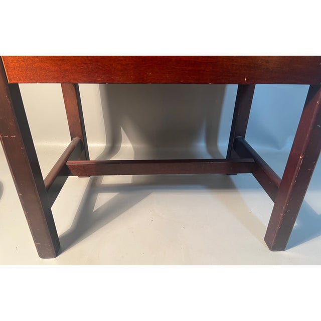 Campaign Chest on Stand Cherry Wood Brass Fittings Cedar & Felt Lined For Sale In Providence - Image 6 of 7