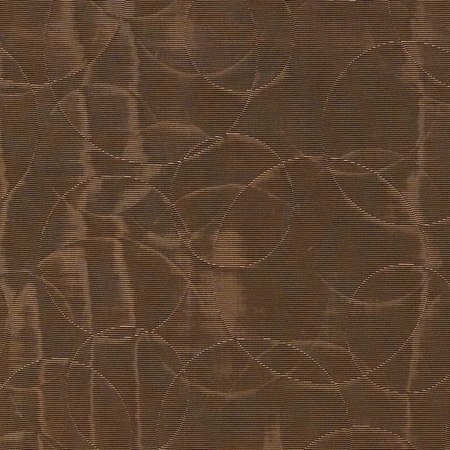 Sample - Schumacher Effervescence Fabric in Espresso For Sale