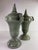 2010s Global Views Italian Sage Green Large Terracotta Urns For Sale - Image 5 of 11