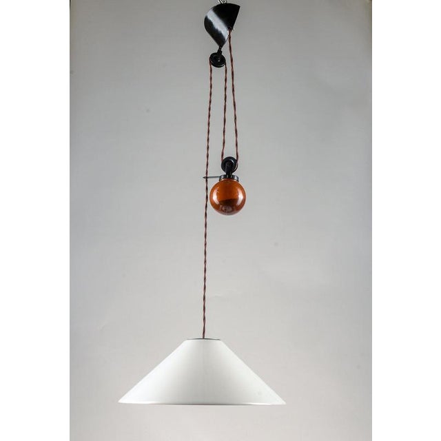 Metal Vintage Pendant Lamp by Enzo Mari & Giancarlo Fassina for Artemide, 1970 For Sale - Image 7 of 14