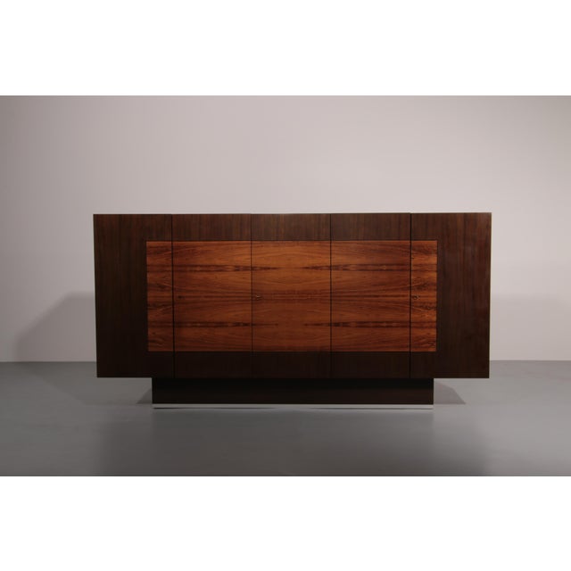1970s Large Wall Unit with Storage Space and Bar Cabinet, 1970 For Sale - Image 5 of 13