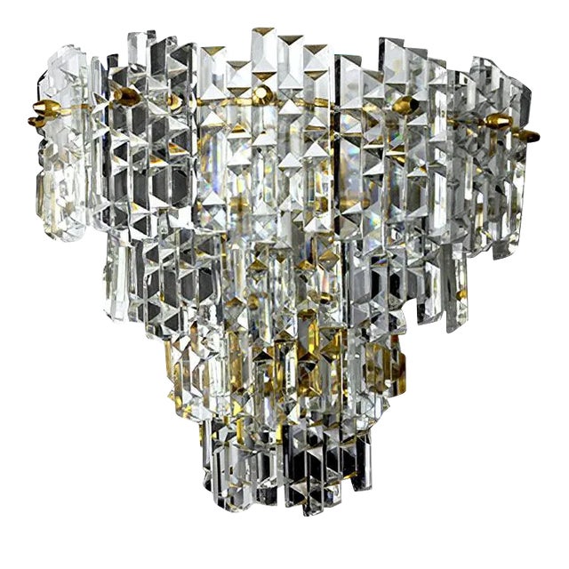 3-Tier Sconce from Kinkeldey, Germany, 1970s For Sale