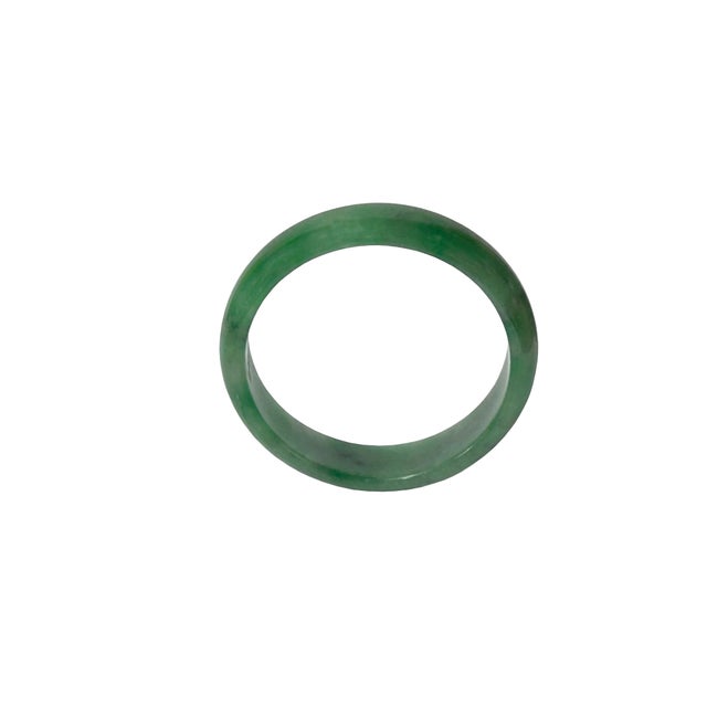 Chinese 2.5" Chinese Natural Mixed Green Jade Stone Bracelet Bangle For Sale - Image 3 of 6