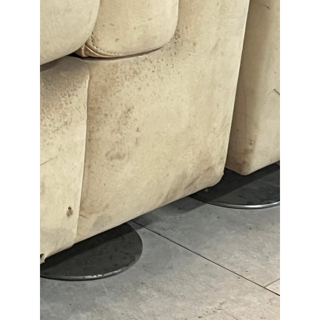 Cream Vintage Model D120 Chairs by Valeria Borsani & Alfredo Bonetti for Tecno, Italy, 1960s, Set of 3 For Sale - Image 8 of 16