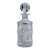 Late 20th Century Ralph Lauren Glen Plaid Crystal Decanter With Stopper Made in Poland For Sale