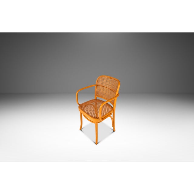 Mid-Century Modern Set of Two (2) Bentwood Model 811 "Prague" Dining Chairs by Josef Frank & Josef Hoffmann for Stendig, Poland, C. 1960s For Sale - Image 3 of 18