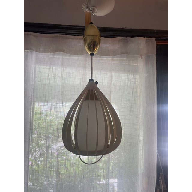 Mid-Century Modern Mid-Century Modern Space Age Lantern Pendant For Sale - Image 3 of 3