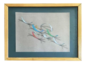 Vintage Drawing - Abstract Still Life
