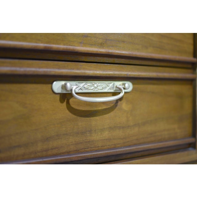 Brown 1960s Mid Century Modern Walnut Dresser by United Furniture For Sale - Image 8 of 15