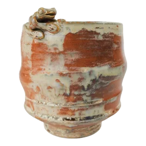 V Chin Ochre Porcelain Studio Pottery Bowl Vase Vorakit Chinookoswong