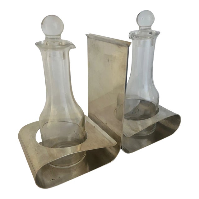 Lino Sabattini Modern Oil & Vinegar Set, C. 1970's For Sale
