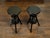 American Pair of 1920s American Adjustable Artist's Stools with Black Finish For Sale - Image 3 of 8