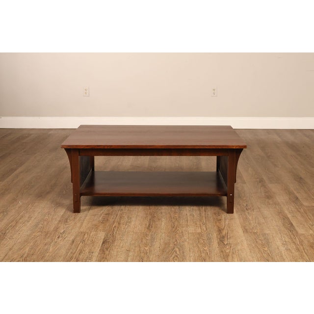 Stickley Mission Collection Oak Cocktail Table For Sale - Image 11 of 18