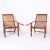 Pair of Antique Caned British Colonial Planters Chairs For Sale - Image 11 of 11