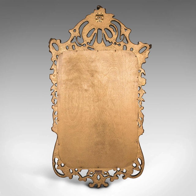 1960s Renaissance Revival Tall Vintage Wall Mirror, English, Gilt, Decorative For Sale - Image 9 of 11