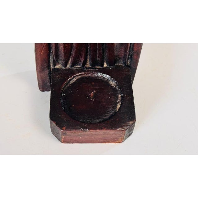 Wood 19th Century Abstract Wood Candleholder Sculpture, France, Set of 450 For Sale - Image 7 of 15