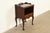Queen Anne Kindel Furniture Queen Anne or Chippendale Carved Mahogany Nightstand, Circa 1950s For Sale - Image 3 of 13