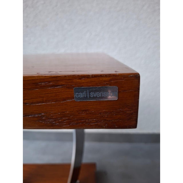 Scandinavian Side Table by Carl Svensson, 1970s For Sale - Image 10 of 15