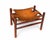 Arne Norell Set of Leather Safari Lounge Chair and Ottoman in the style of Arne Norell, 1970s For Sale - Image 4 of 6