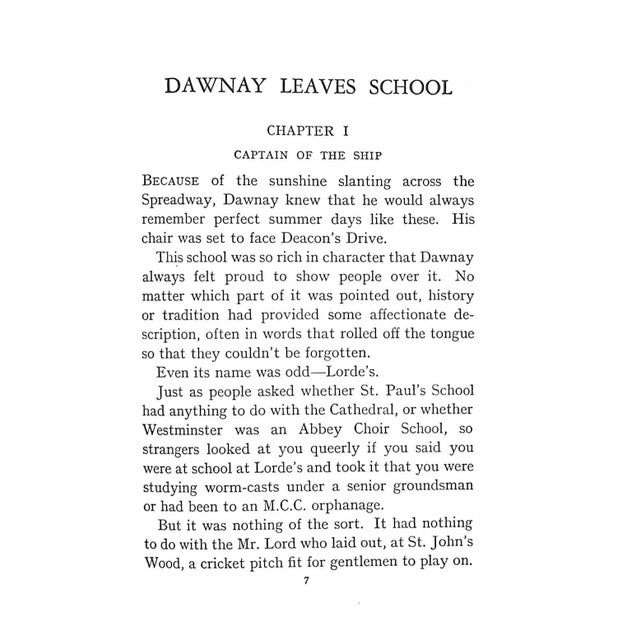 "Dawnay Leaves School" 1947 Cleaver, Hylton For Sale In New York - Image 6 of 6