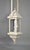 French Toleware Hall Lantern An elegant French Interior Hall Lantern featuring an appealing light grey paint finish with...
