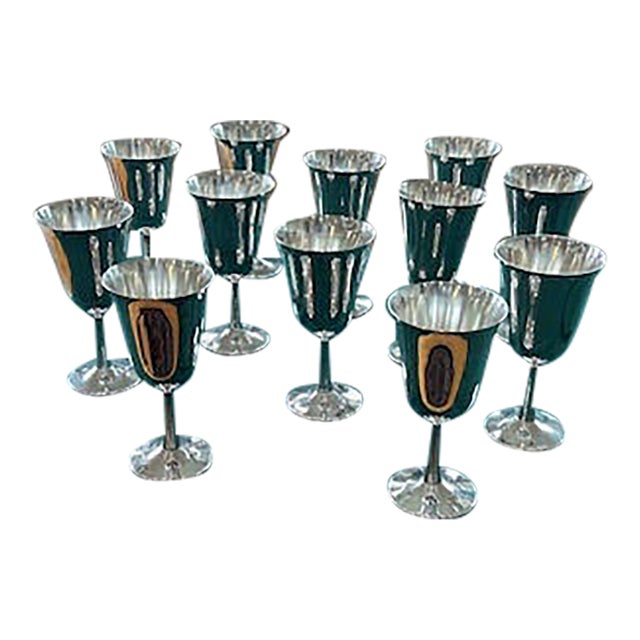 Vintage Gorham Silverplate Goblets - One Dozen For Sale