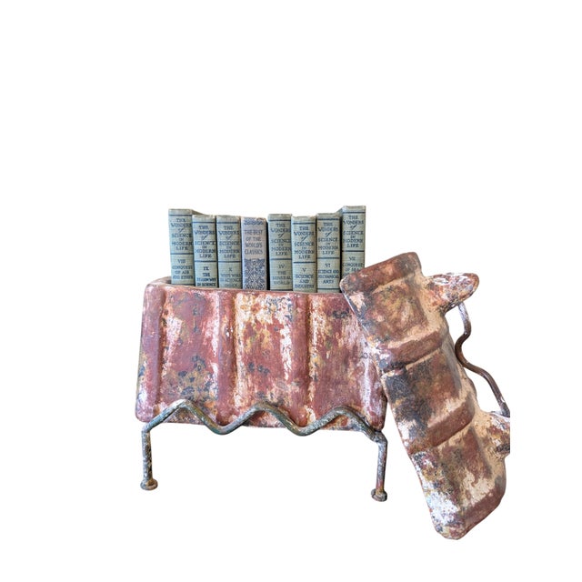 Brick Red 19th Century Spanish Colonial Terracotta Jewelry Box With Stand For Sale - Image 8 of 10