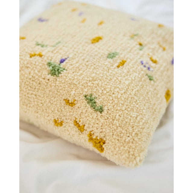 Colorful Patterned Wool Cushion by Tiktik, 2010s, in Flawless conditions. Designed from 2000 This piece has an attribution...