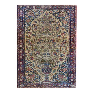 Early 20th Century Lavar Kirman Prayer Rug For Sale