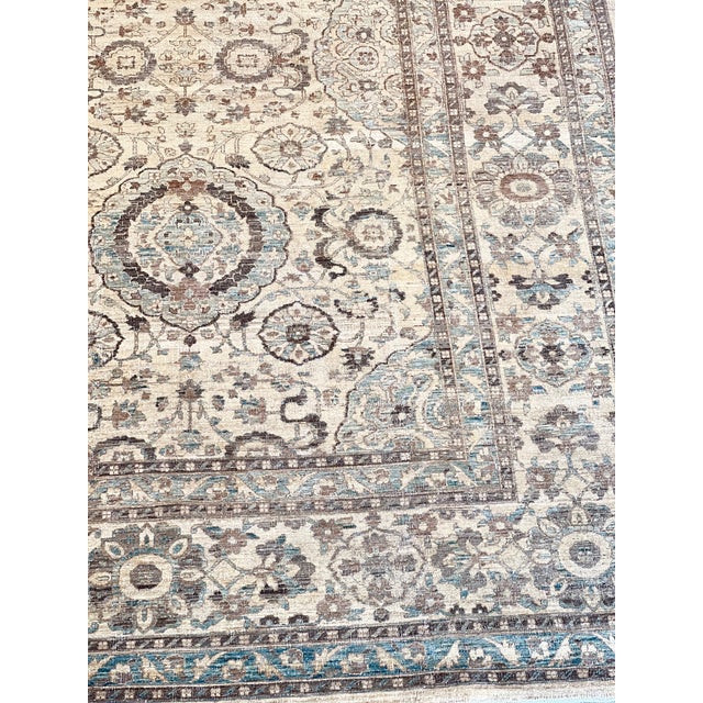 Textile Vintage Mahal Design Rug For Sale - Image 7 of 7