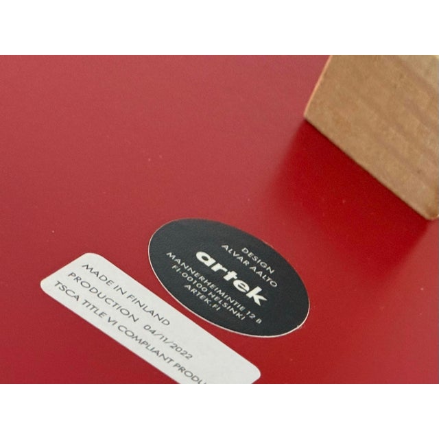 Wood Alvar Aalto for Artek Stool, Model 60 For Sale - Image 7 of 12