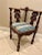 Late 20th Century Renaissance Style Walnut Corner Chair For Sale In Tampa - Image 6 of 12