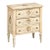 Mid 20th Century Italian Hand-Painted Serpentine Side Chest For Sale