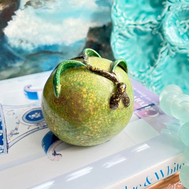 Chinoiserie Ceramic Altar Fruit Peach For Sale - Image 4 of 8