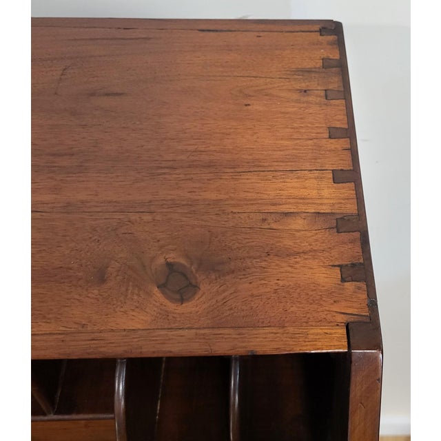 Antique American Early 19th C Mahogany Chippendale Ball & Claw Slant Front Desk For Sale - Image 11 of 15