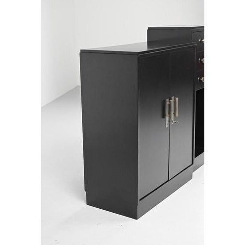Art Deco Cabinet with Nickel Plated Handles For Sale - Image 6 of 13
