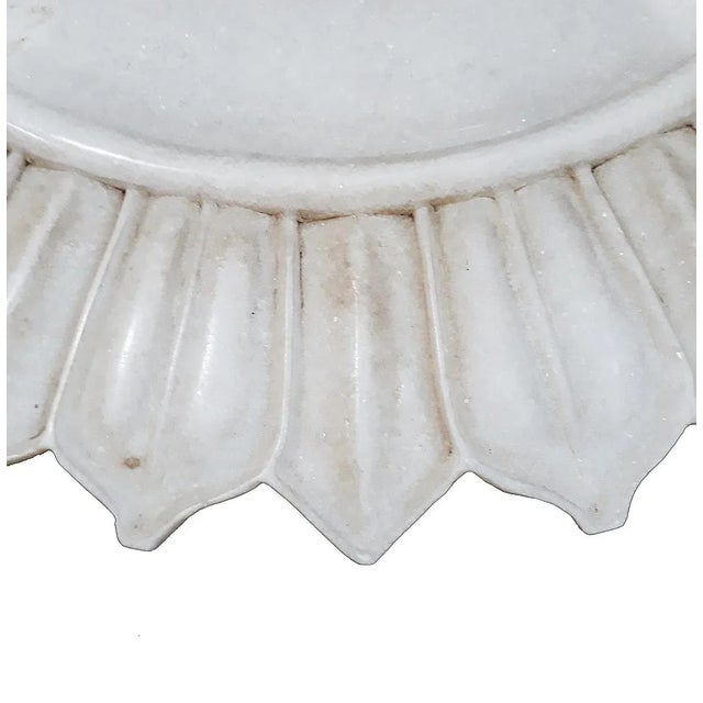 Indian Late 20th Century Marble Charger / Server From India For Sale - Image 3 of 12
