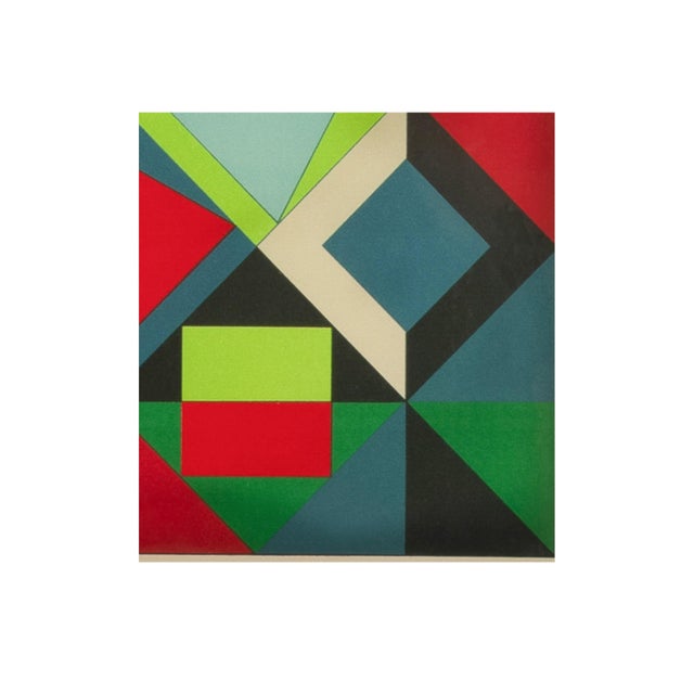 1960s Original Op Art Abstract Color Screenprint "Planetary Folklore" by Victor Vasarely 1968 Signed #2/250 For Sale - Image 5 of 12