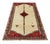 1910s Antique Gabbeh Persian Tribal Rug, Beige With Geometric Medallion - Rug & Kilim For Sale - Image 5 of 8