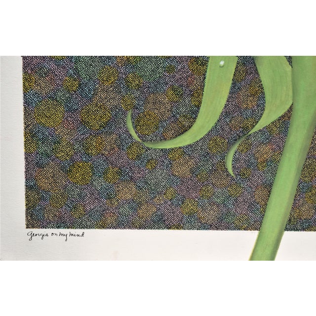 1980s Vintage Rose Illustration -- "Georgia on My Mind" by Ben Black For Sale - Image 5 of 5