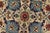 Red Kashan Rug 9’11” X 13′ Red Wool Vintage Traditional Hand-Knotted Carpet For Sale - Image 8 of 15