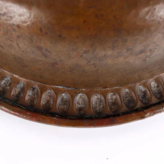 Metal Antique Brazier in Copper For Sale - Image 7 of 8