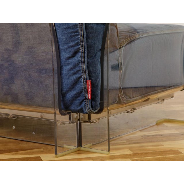 Early 21st Century Pop Sofa in Denim by Piero Lissoni for Kartell For Sale - Image 5 of 13