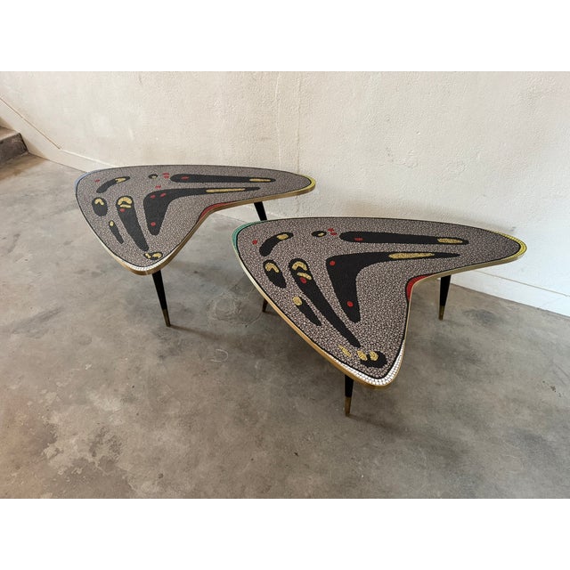 Mid-Century Modern Mosaic Table by Berthold Müller-Oerlinghausen, 1950s For Sale - Image 3 of 13